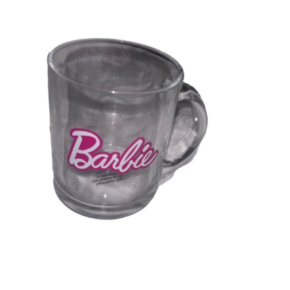 Barbie Clear Glass Coffee Mug - Picture 4 of 4